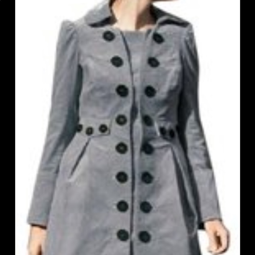 ISO** Blue Anthropologie Floreat Perwinkle coat